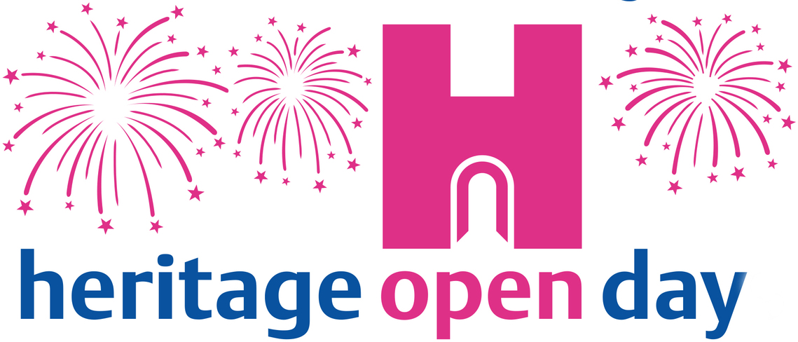 Heritage Open Days with fireworks logo