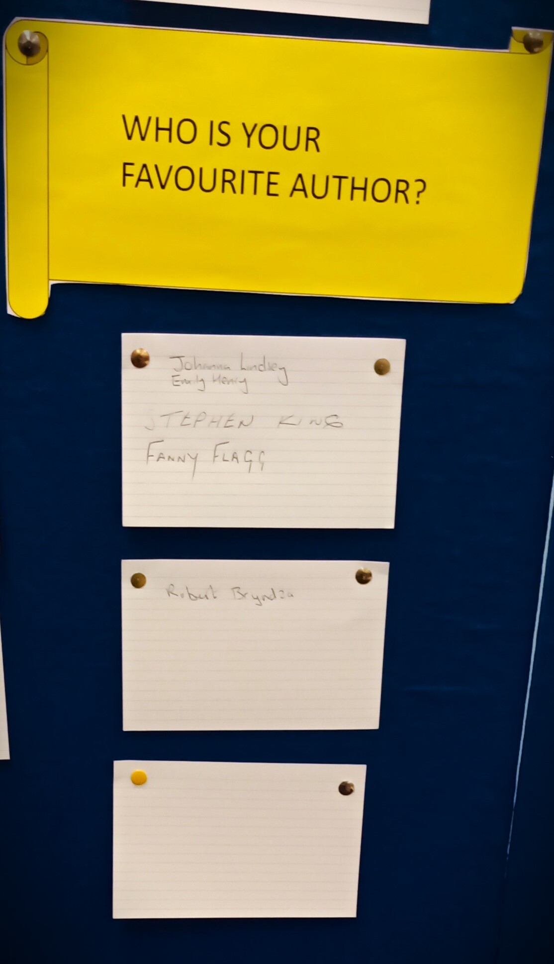 Board from World Book Night 2024