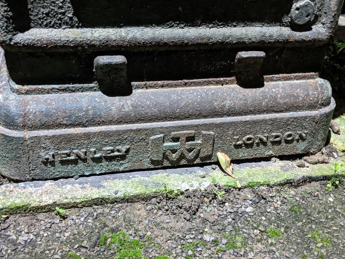 The WTH on the pillar box stands for WT Henley