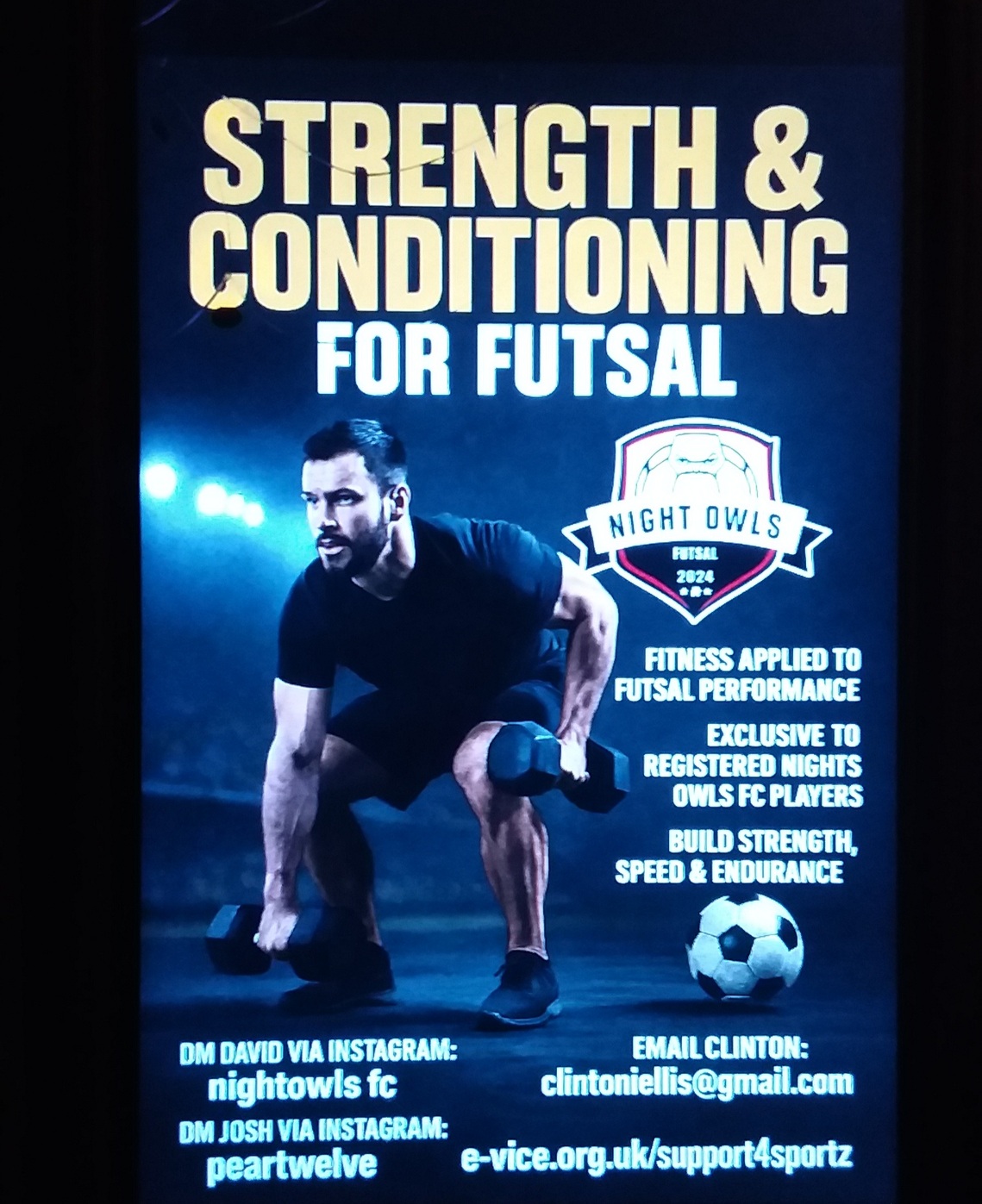 Strength and conditions