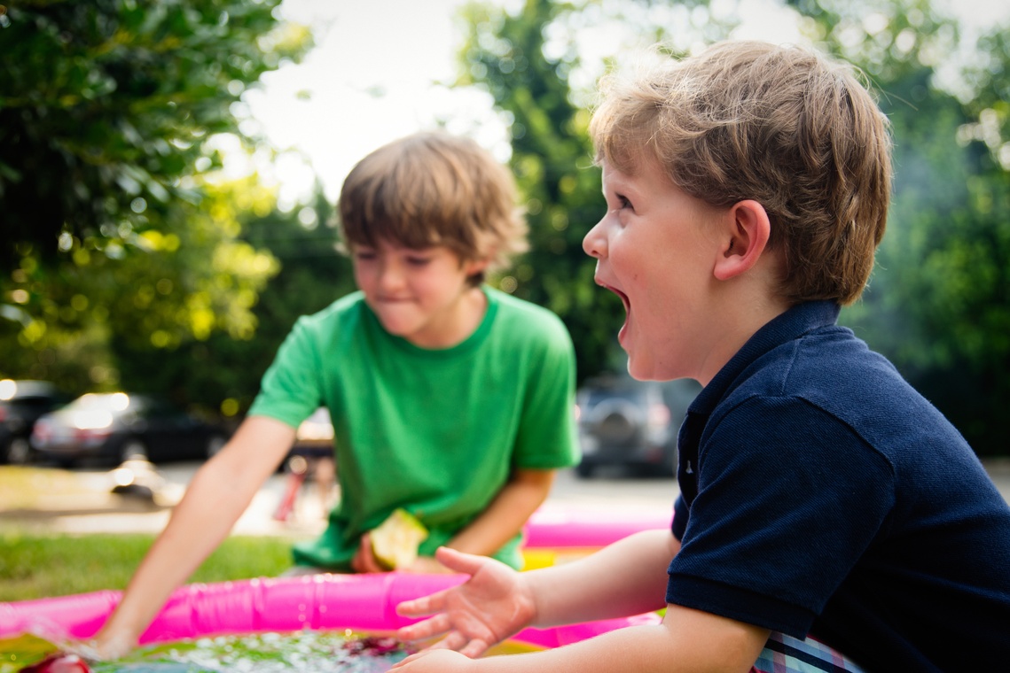 Photo of little boys playing