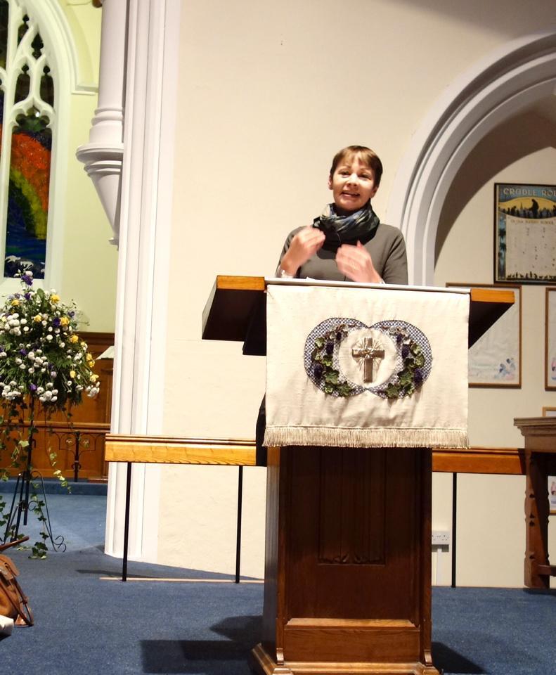 Caroline Lucas at October Meeting
