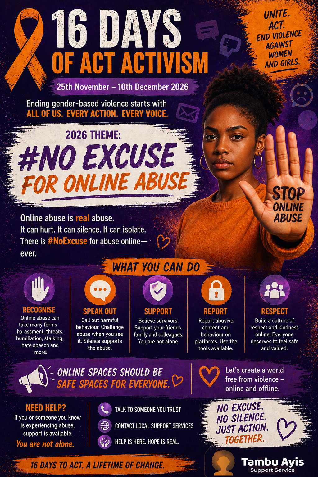 16 days of activism