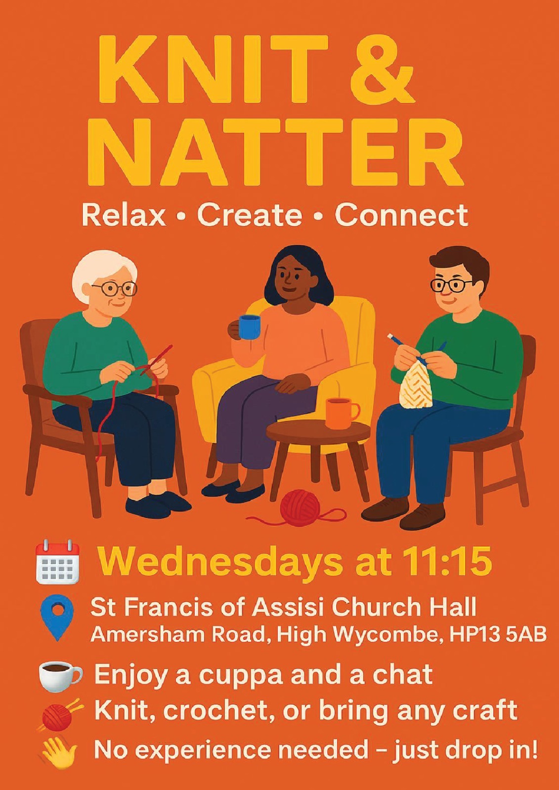 Knit &amp; Natter 10-10-25