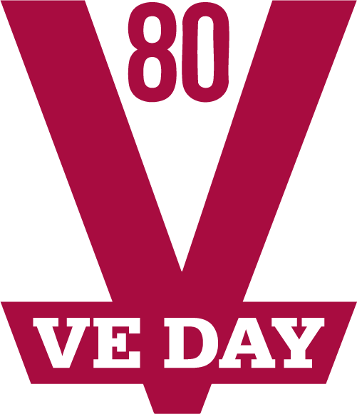 VE Day 80 Red Logo