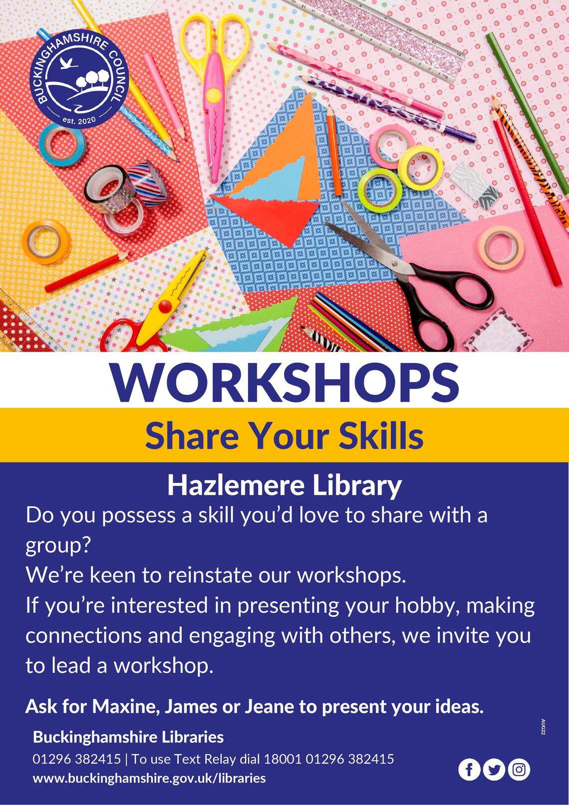 Workshops Haz Library 02-2024