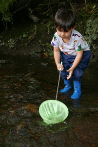 River Dipping - first go