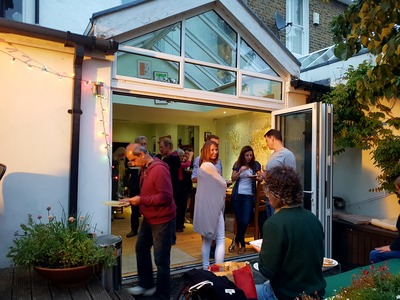 BBQ - enjoying a chat