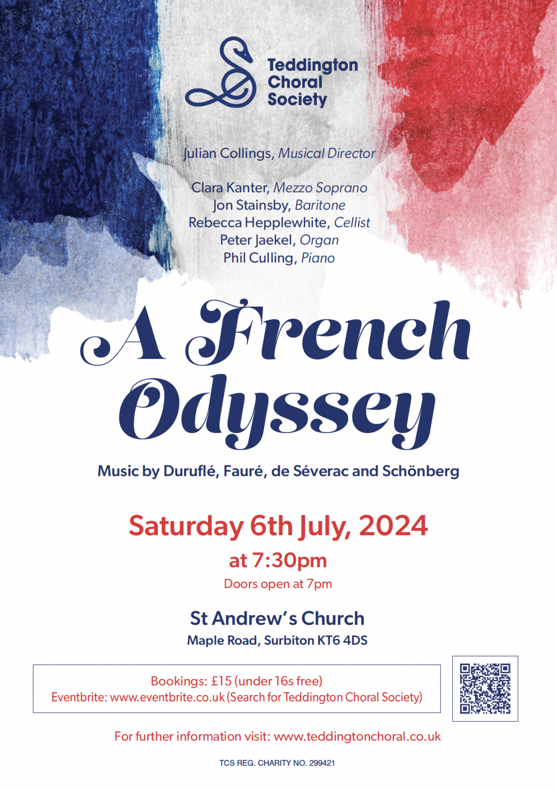 Summer 2024, A French Odyssey A5 Flyer