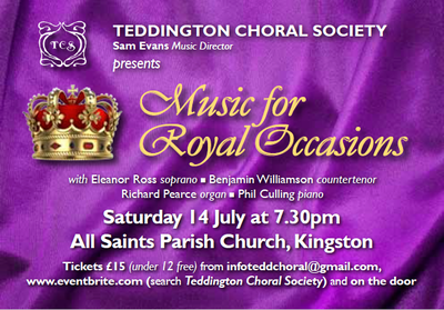 H/ Music for Royal Occasion, Summer 2018, Kingston