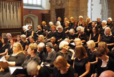 The Choir ready to sing!   Photo Credit Paul Leonard