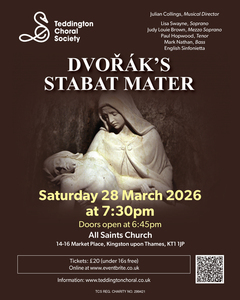 A.15 Spring Concert. Dvořák's Stabat Mater. All Saints Church Kingston, 28 March 2026