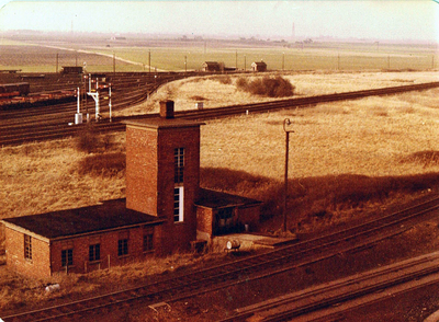 Whitemoor Up Hump 1980 view 1 from lighting tower