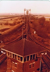 Whitemoor Up Hump 1980 view 2 from lighting tower