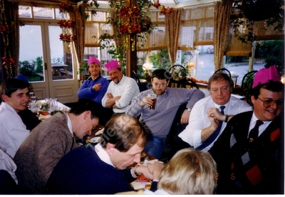 Cambridge Xmas meal 1991 001