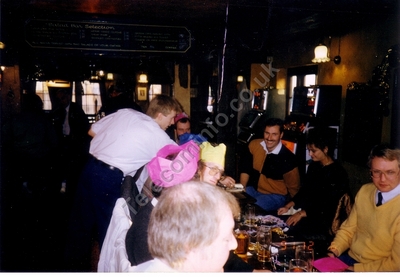 Cambridge Xmas meal 1991 002