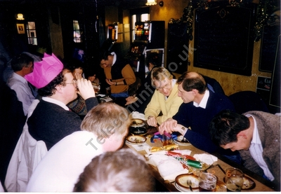 Cambridge Xmas meal 1991 003