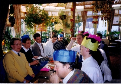 Cambridge Xmas meal 1991 011