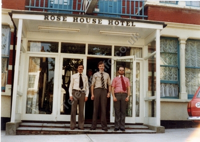 David Whitefield, Froddy - Pembo at Hotel July 1980