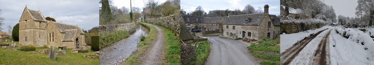 Logo showing 4 general views of the Duntisbournes