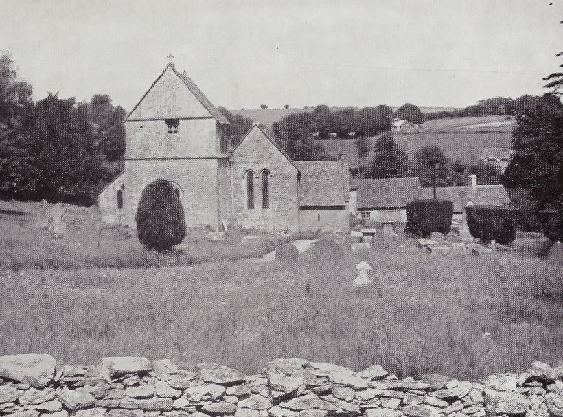 Duntisbourn Abbots - St Peter's Church circa 1960s