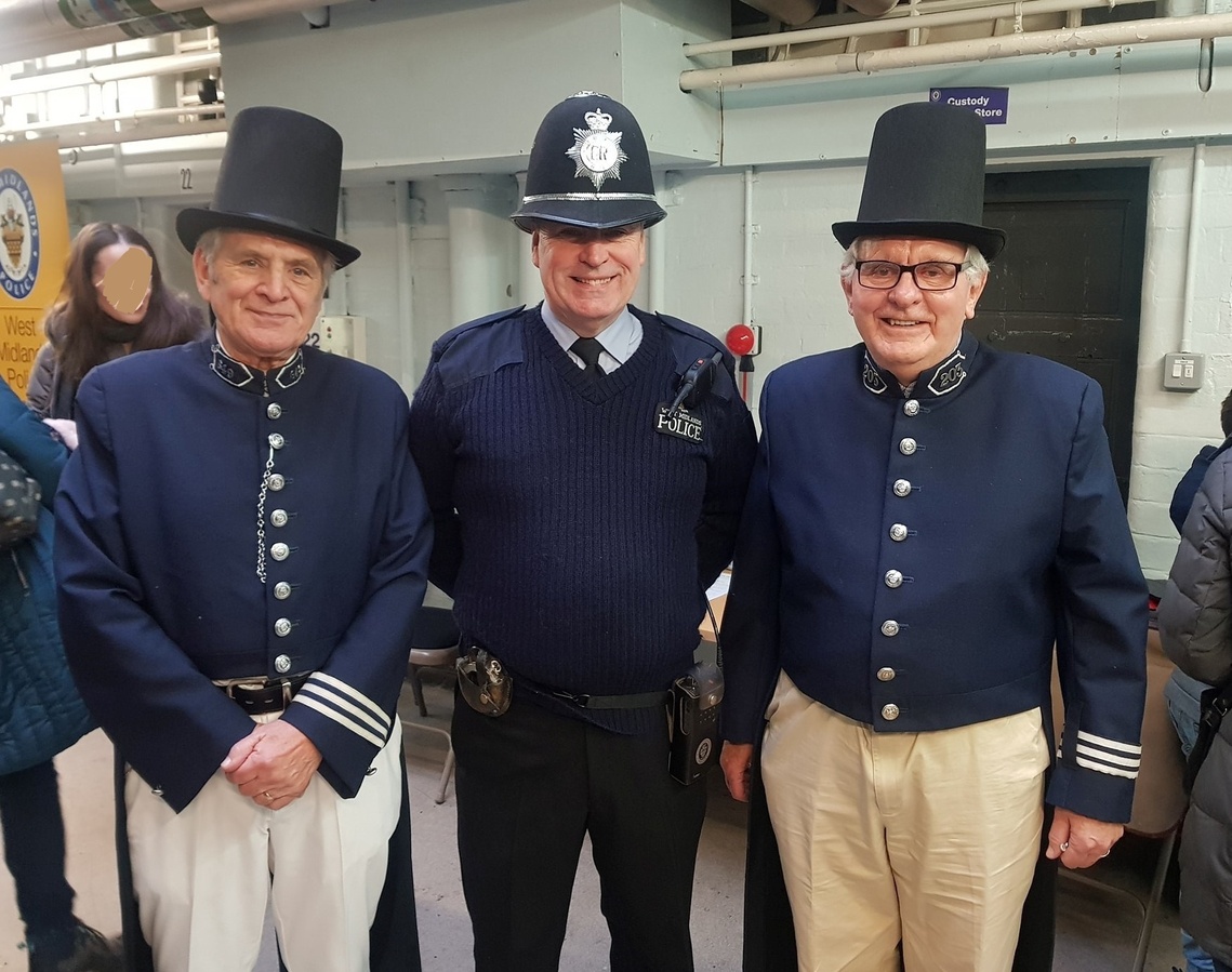Helping at Birmingham's police museum