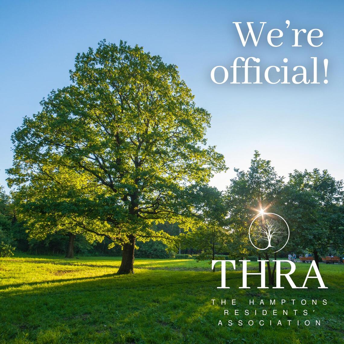 THRA We&#39;re Official Image