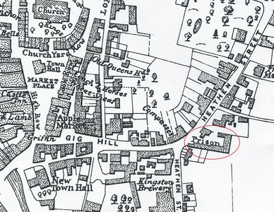 The Old Post Office site, 1813