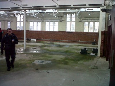 Inside the sorting  hall