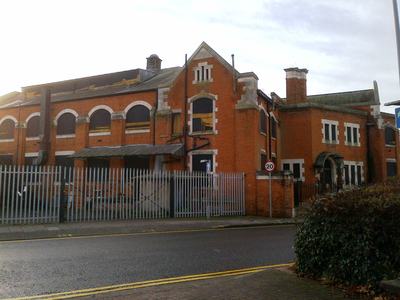 The former telephone exchange