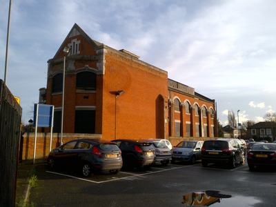 The former telephone exchange