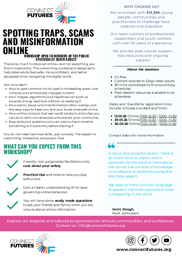 older adults workshop