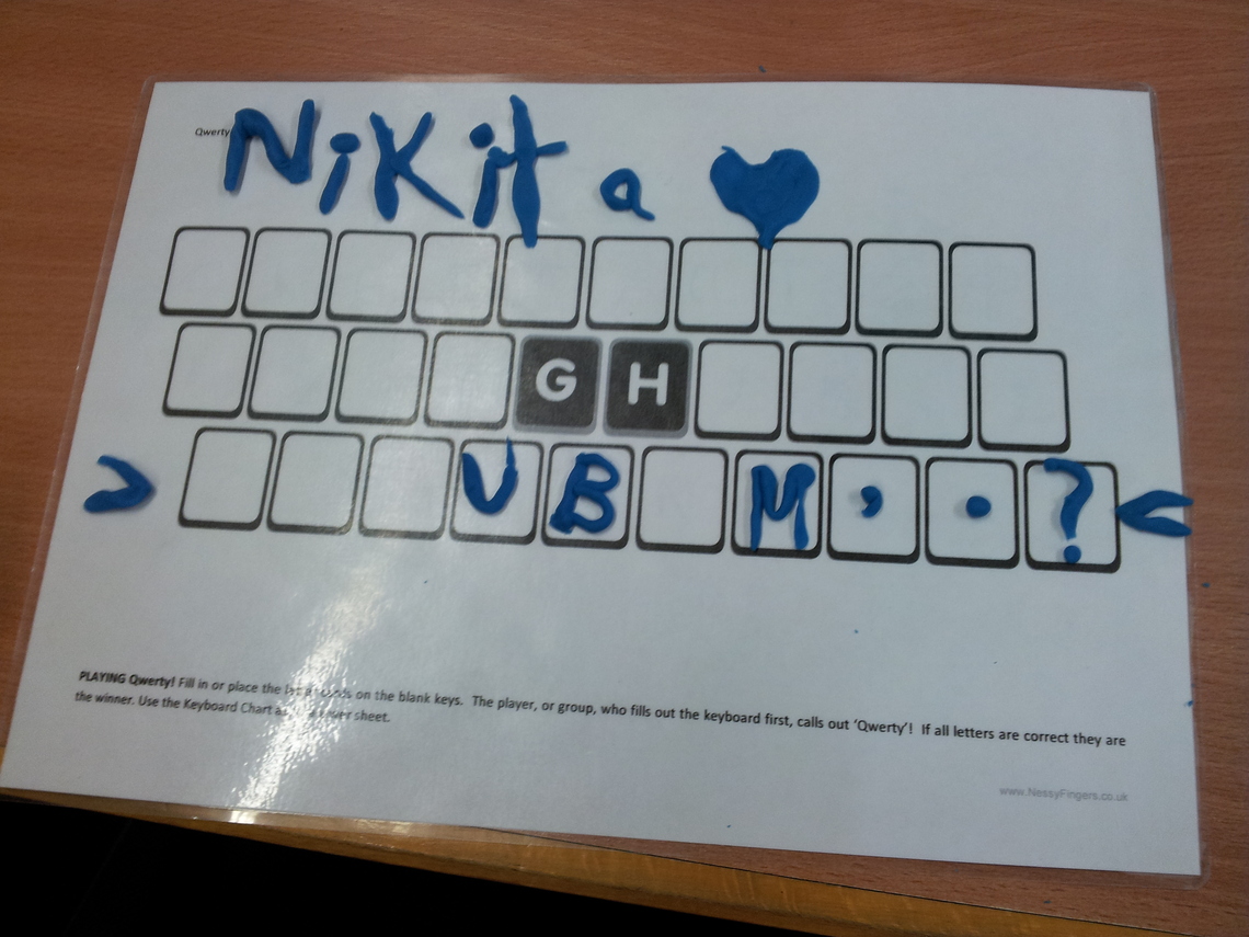Nikita&#39;s playdough keyboard