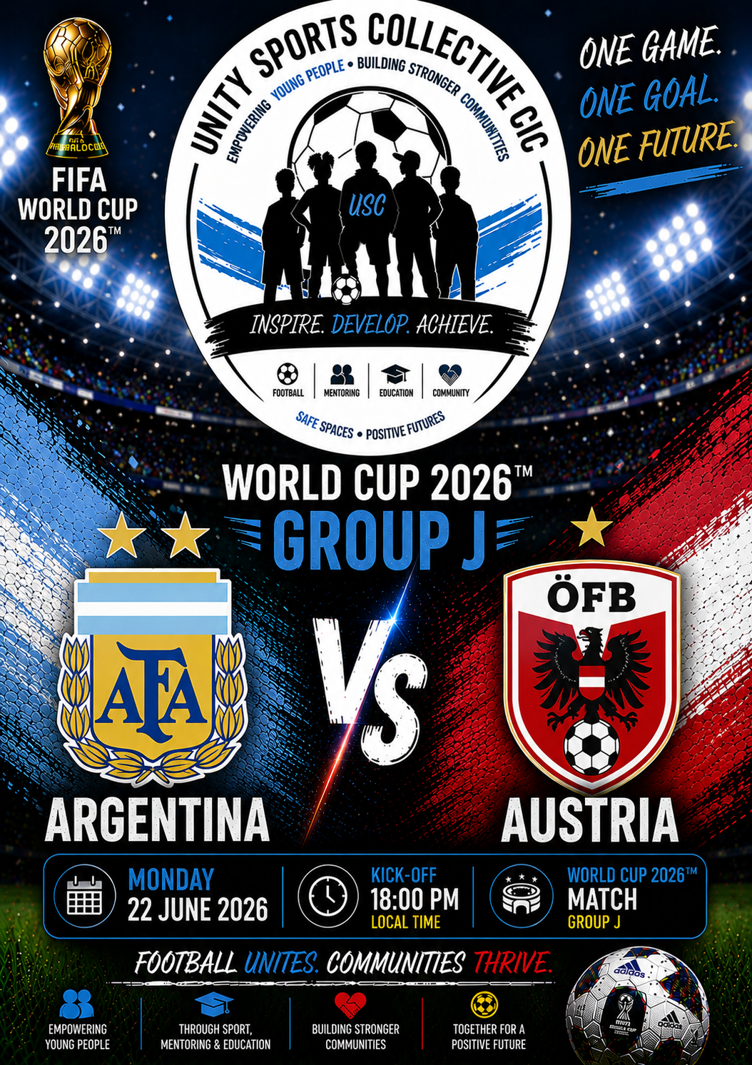 World Cup Argentina v Austria 