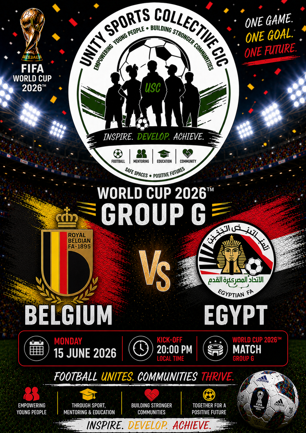 World Cup Belgium v Egypt