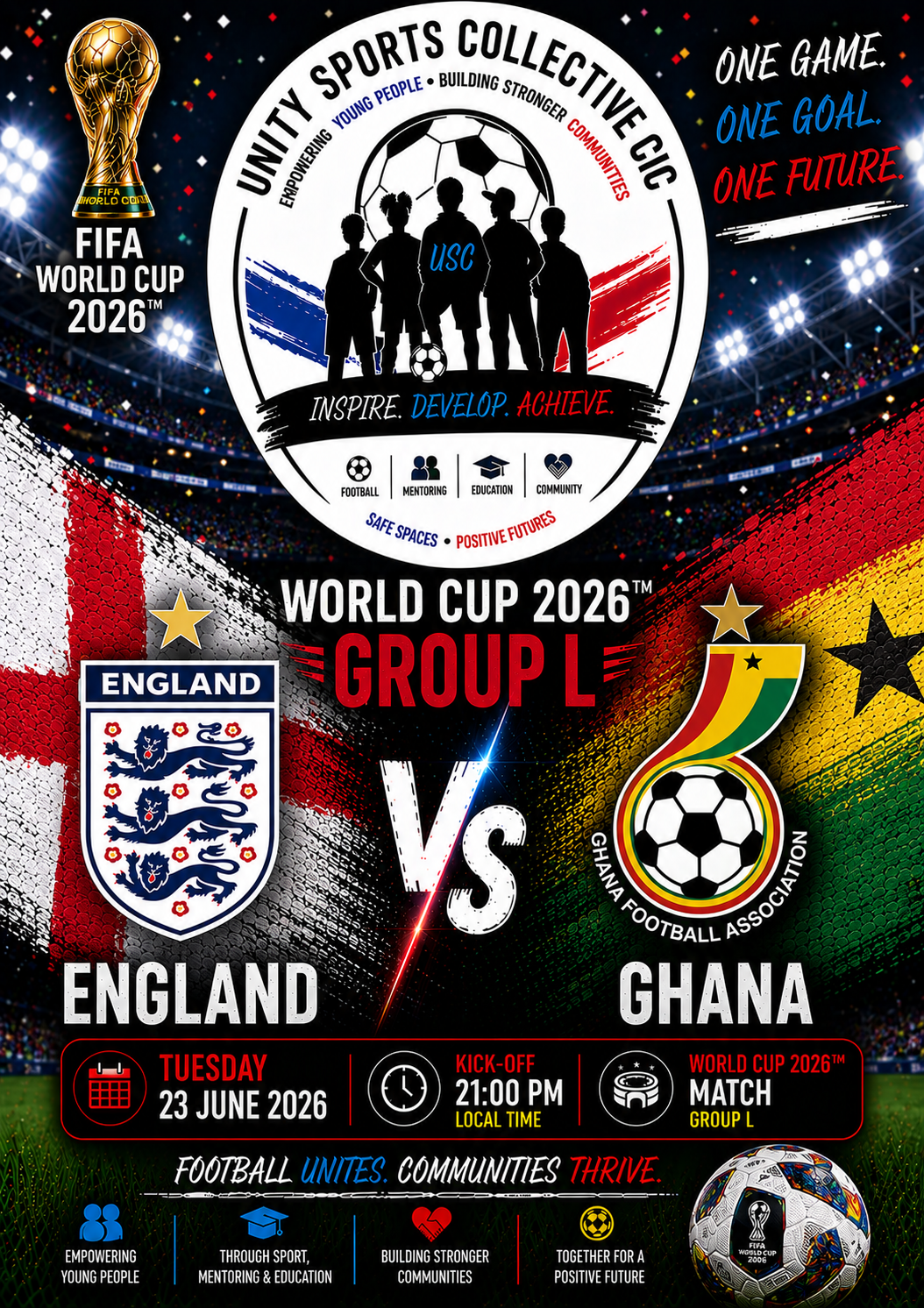 World Cup England v Ghana 