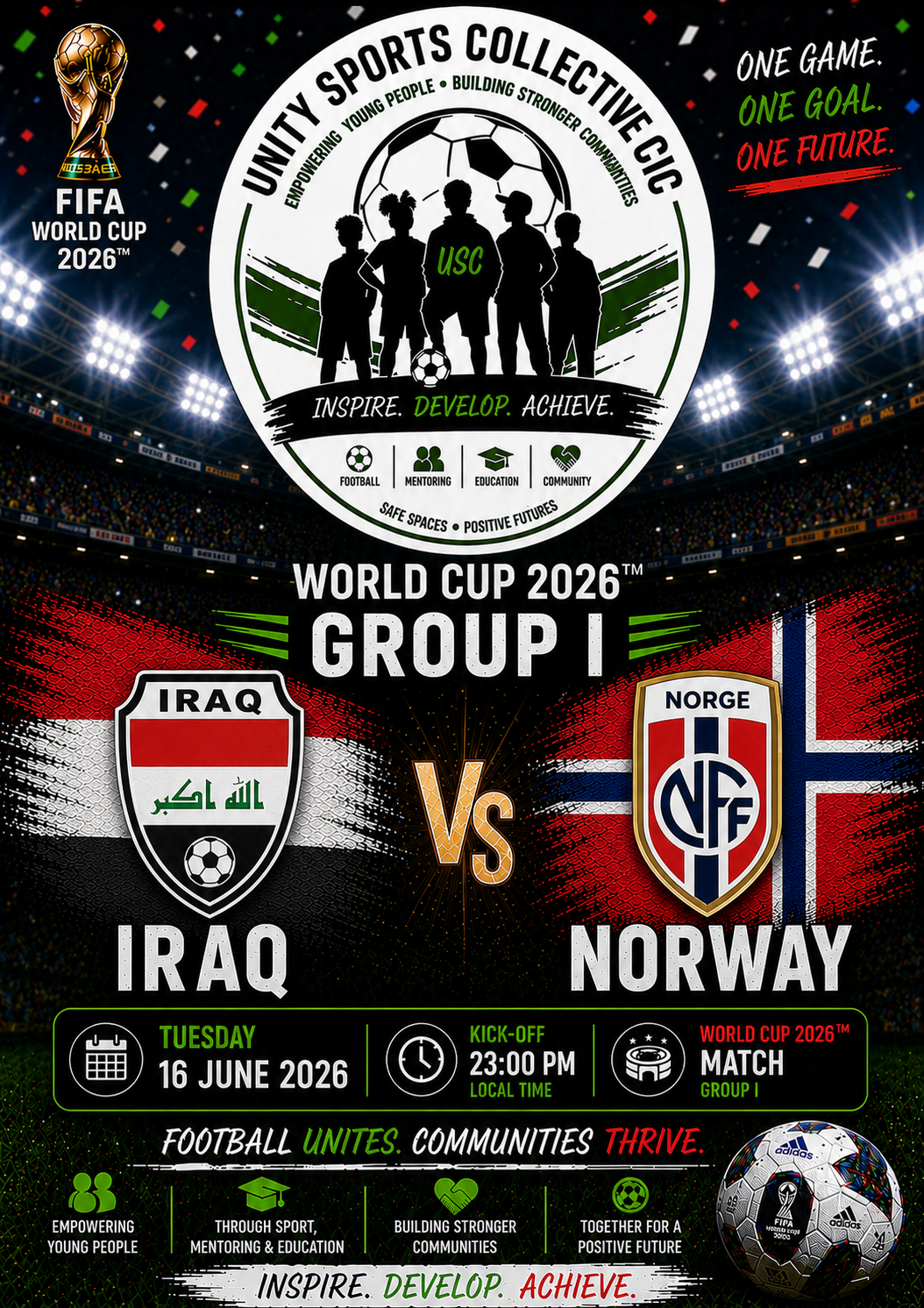 World Cup Iraq v Norway