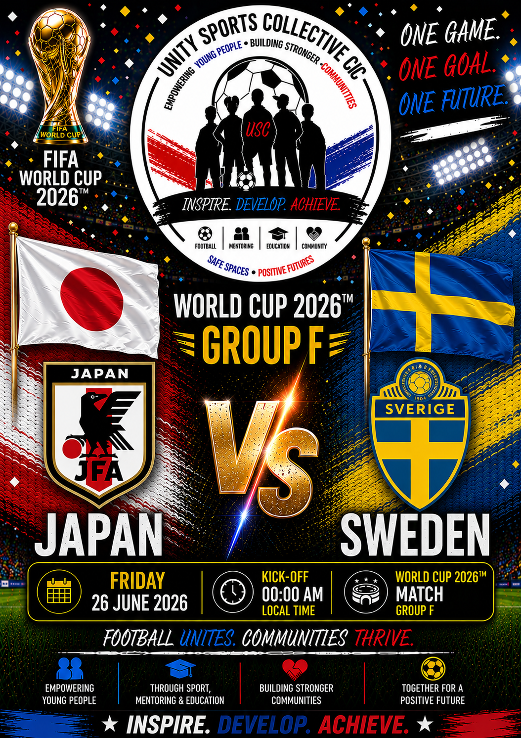 World Cup Japan v Sweden 