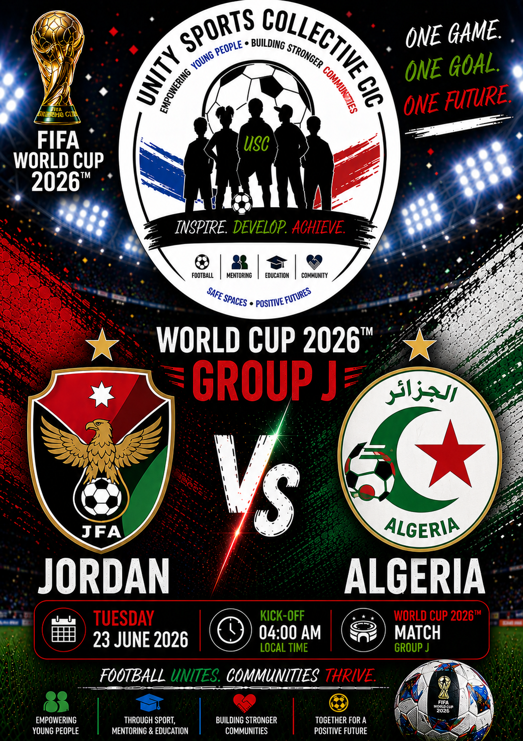 World Cup Jordan v Algeria 