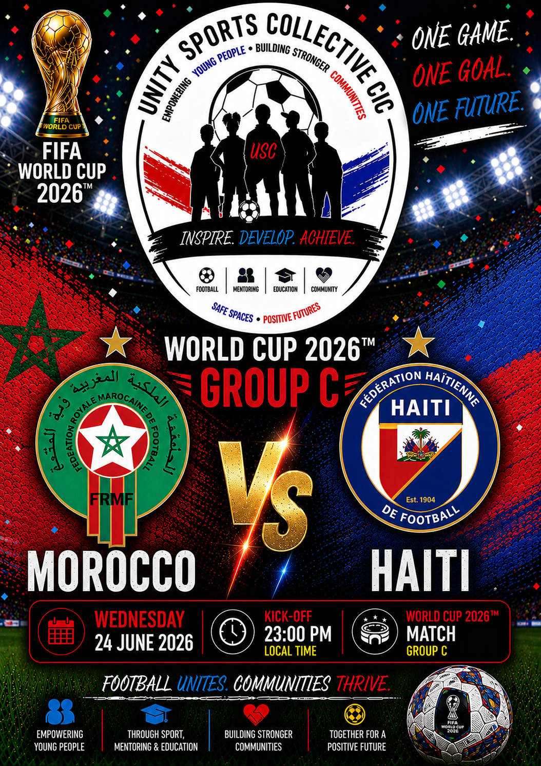 World Cup Morocco v Haiti 
