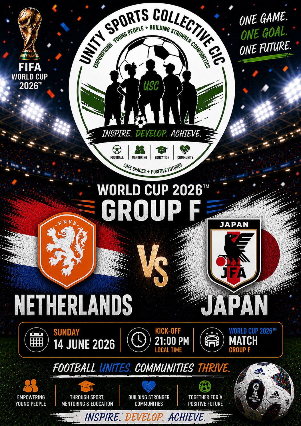 World Cup Netherlands v Japan