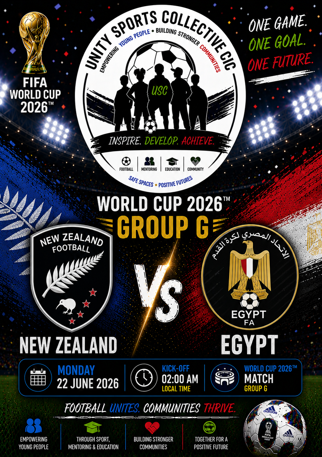 World Cup New Zealand v Egypt 