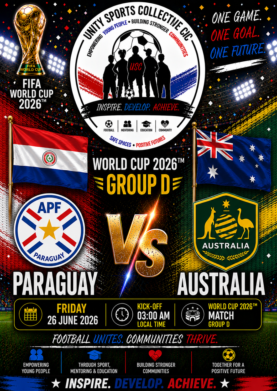 World Cup Paraguay v Australia