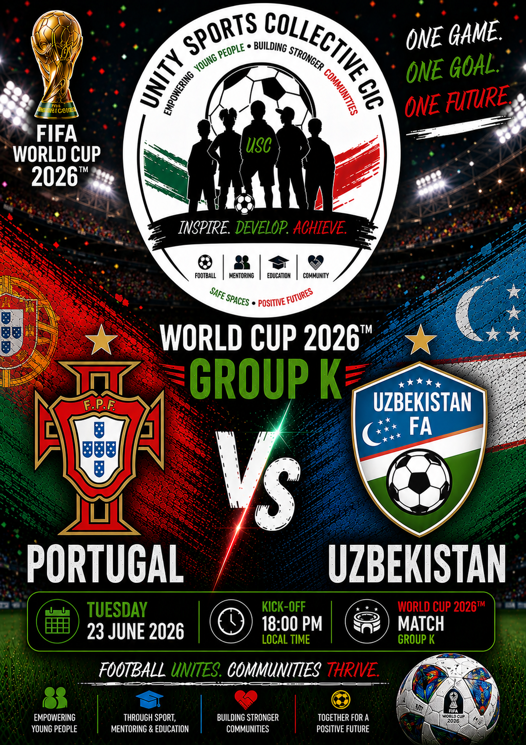 World Cup Portugal v Uzbekistan 