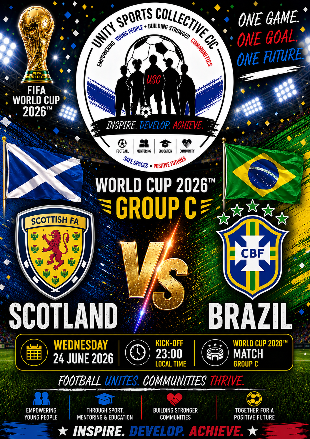 World Cup Scotland v Brazil 
