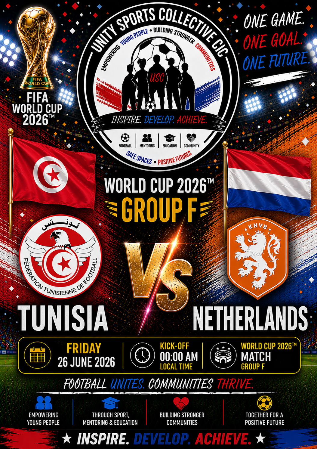 World Cup Tunisia v Netherlands 