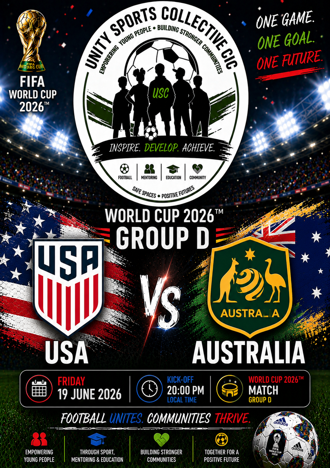 World Cup USA v Australia