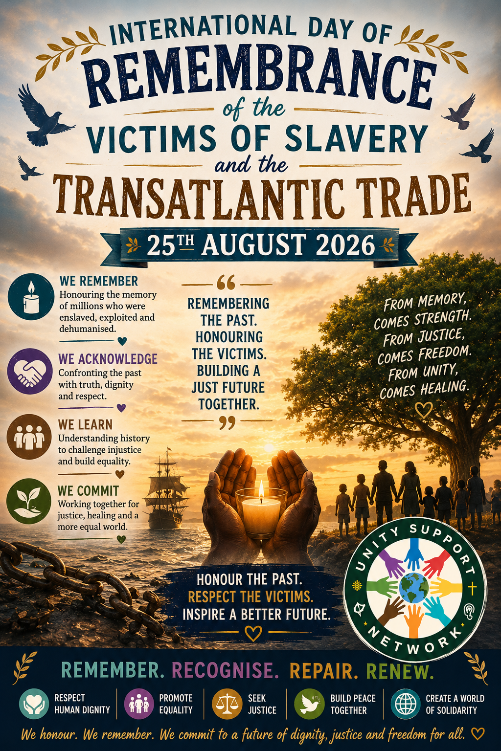International Day of Remembrance of the Victims of Slavery & the Transatlantic Trade 