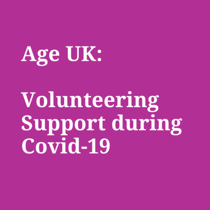 Age Uk Volunteer Support