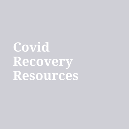 Covid Recovery Tools